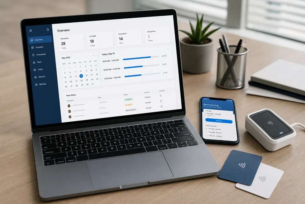 SaaS business product screen