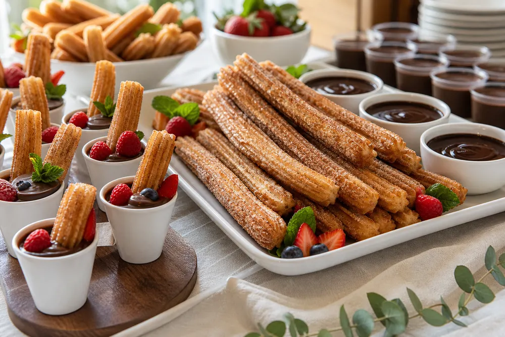 Dessert store catering illustration